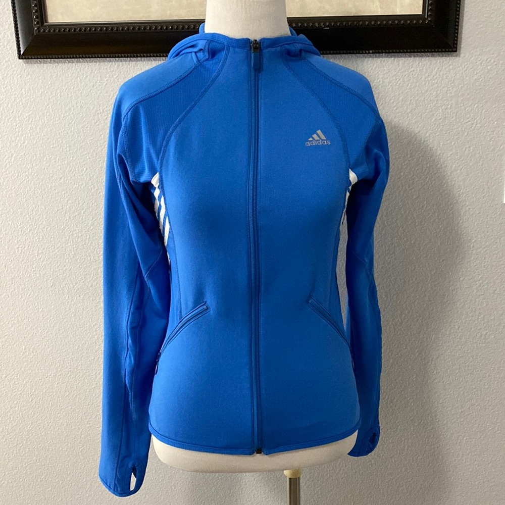 Blue vintage Adidas jacket